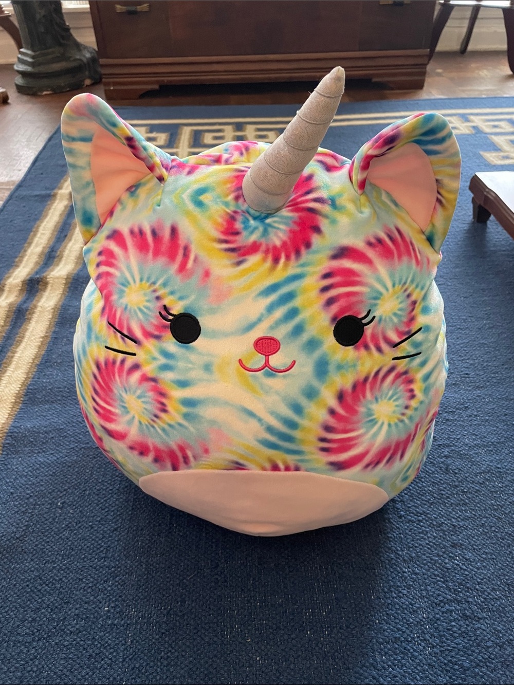 Tie-Dye Unicorn Cat Plush